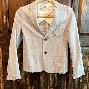 Zara Kids Herringbone Blazer Jacket